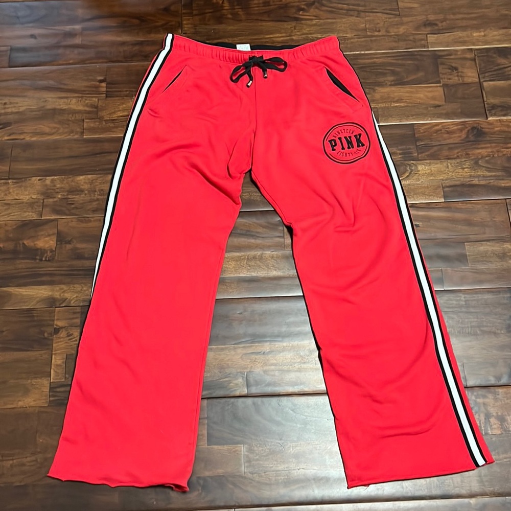Victoria’s Secret Pink Sz Medium pants. Red.
